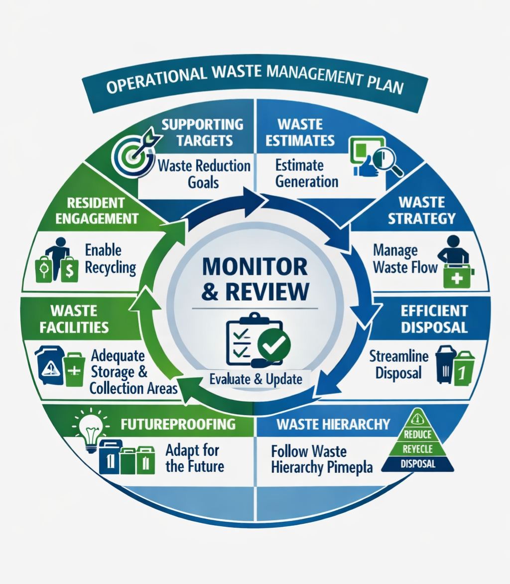 Operational Waste Management Plan Infographic